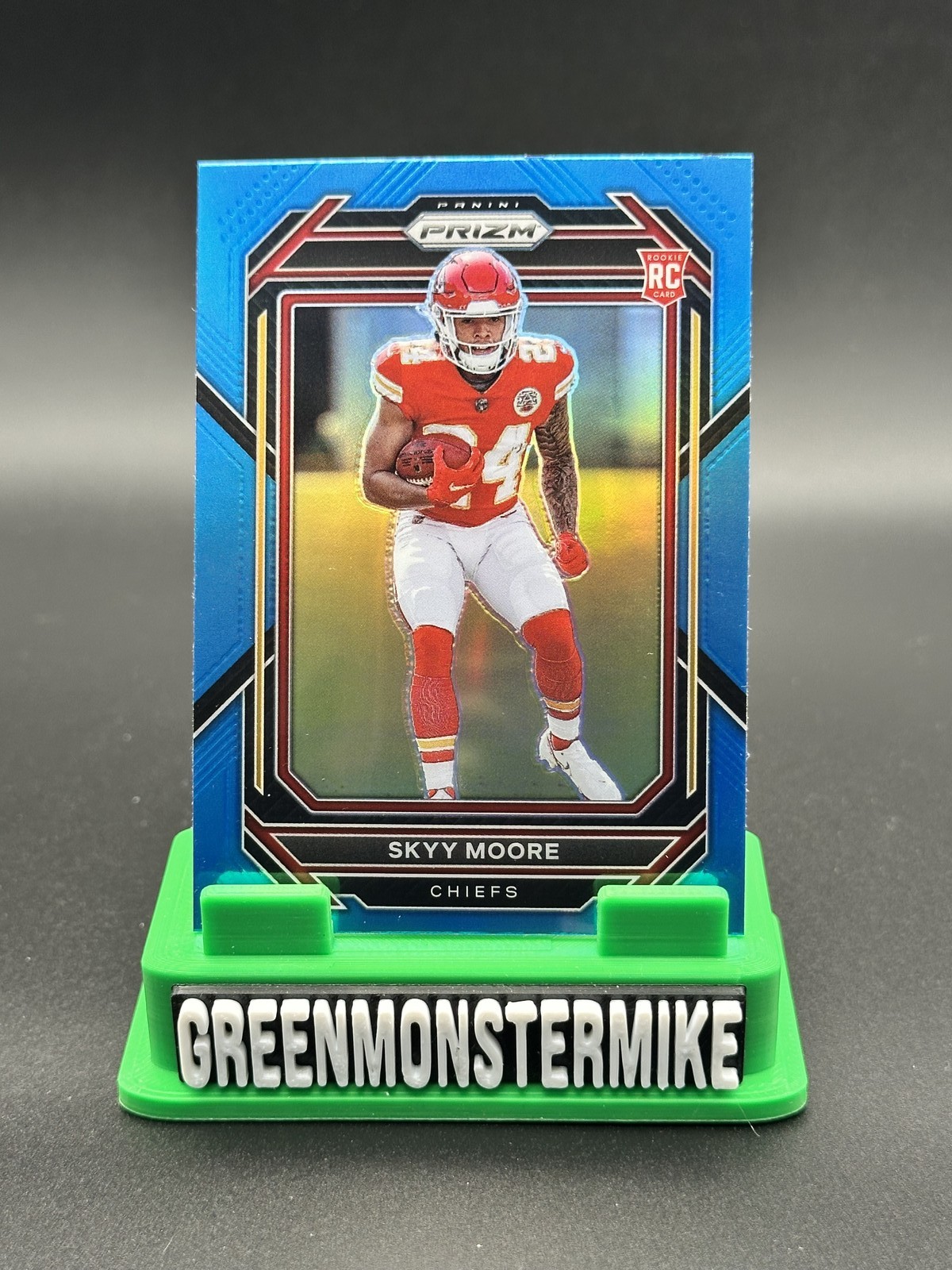 2022 PANINI PRIZM FOOTBALL #331 SKYY MOORE RC LIGHT BLUE