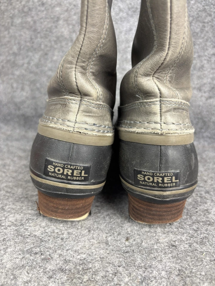 Botas altas de equitación Sorel Slimpack para mujer 8 impermeables hebilla hasta la rodilla NL207-052 Foto 4 de 4