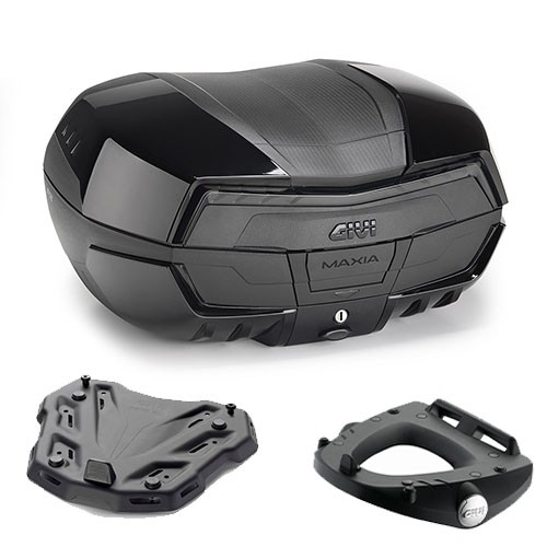 Givi Bauletto V58NB2 Mit Piastra Aprilia Tuareg 660 2021-2023, 58LT Schwarz-image