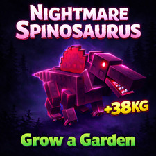 🦖NIGHTMARE +38KG Spinosaurus Pet - Roblox Grow A Garden Digital Item ⚡🚚