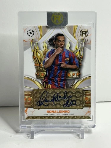 2024-25 Topps Reverence UEFA Club Competitions - Crown Legend Auto Ronaldinho