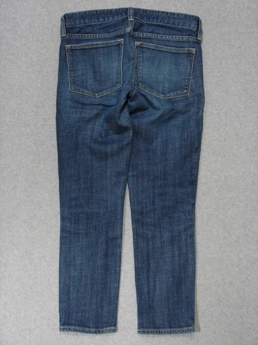 SA15431 **J.CREW** TOOTHPICK SKINNY WOMENS JEANS sz25 DARK BLUE - Picture 2 of 5