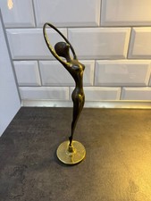 Tänzerin/Ballerina Figur – Messing Deko Skulptur