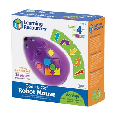New - Learning Resources Code & Go Robot Mouse - Ages 4+ | 1 player