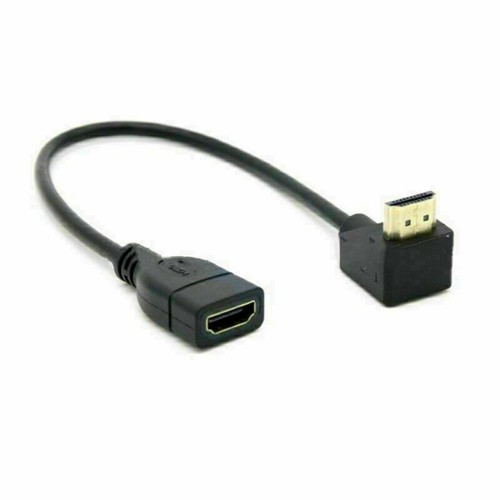 90 Degree HDMI Male to HDMI Female Converter Adapter Video Cable Cord - Picture 14 of 14