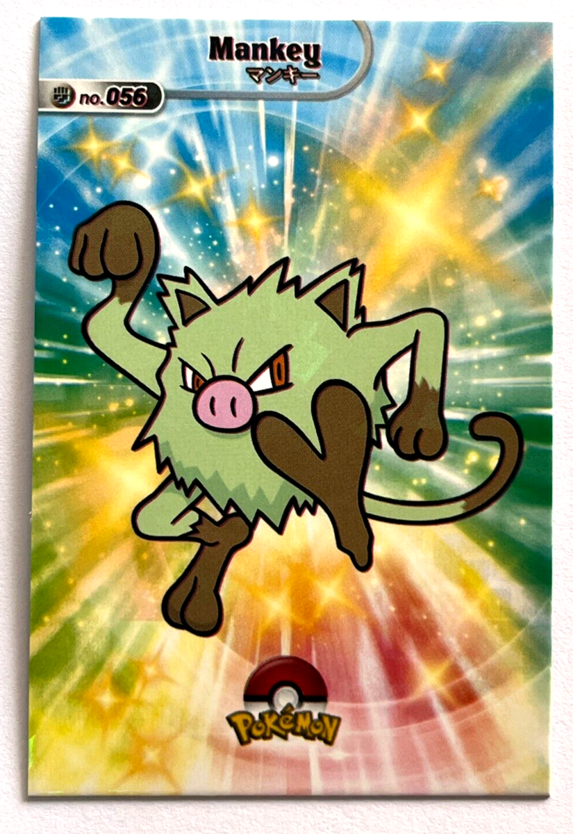 2024 POKEMON SHINY DATABASE Card #056 MANKEY KANTO Peru Edition | eBay