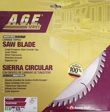 Amana Tool AGE Series 12" Carbide Tipped Saw Blade for Cutting Plastics