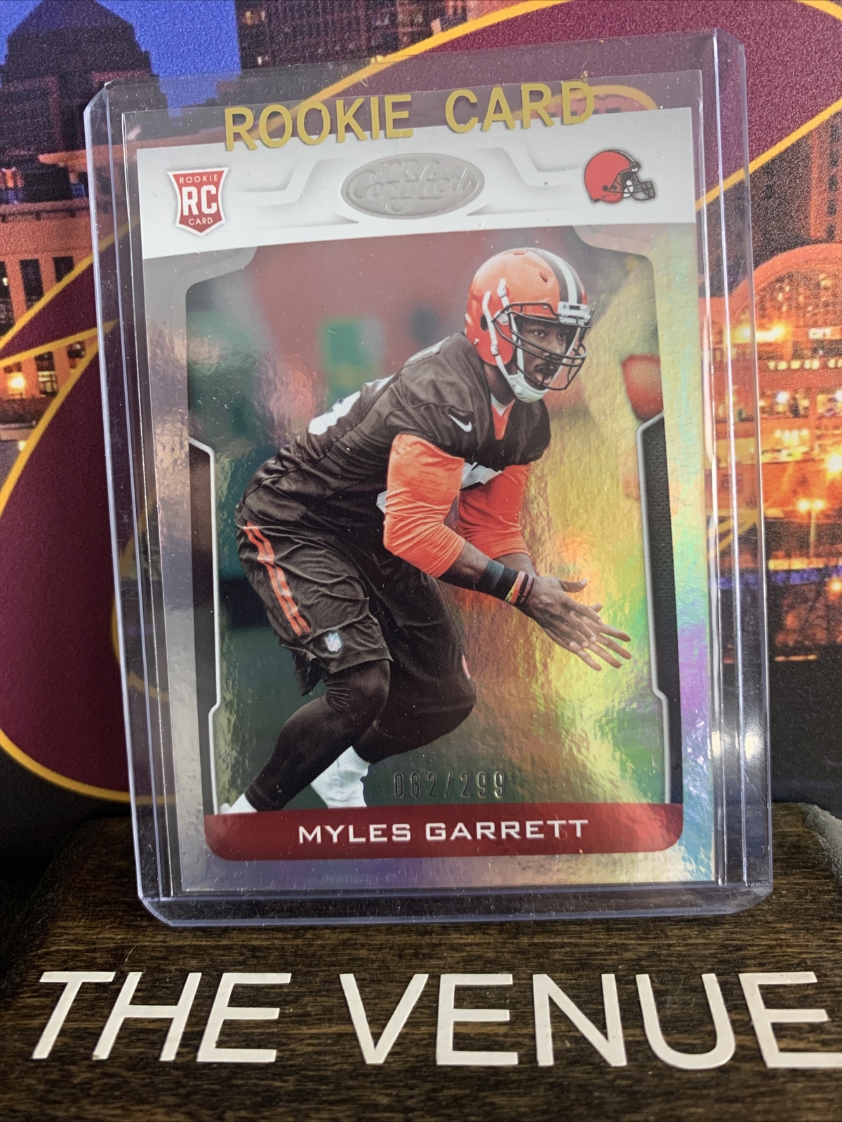 2017 Panini Certified - SILVER #136 MYLES GARRETT RC 82/299 Cleveland Browns