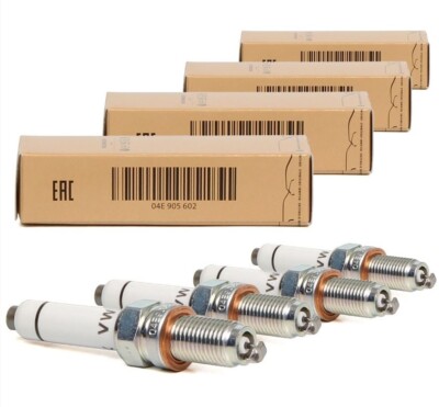 4 Spark Plug Original Audi A3 Q2 Cupra Skoda Leon Seat VW Golf VIII 1.4 TSI TFSi