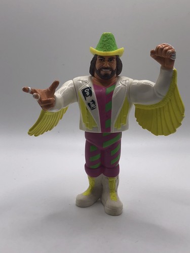 wwf hasbro figures Macho Man Randy Savage Cowboy�...