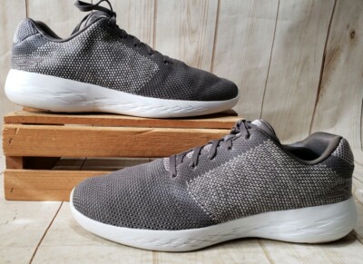 Skechers GoGa Run Gen Gray/White Shoes 15065 Men Size 10 M
