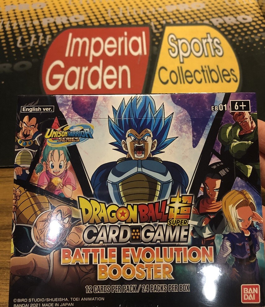 BANDAI DRAGON BALL SUPER TCG Card Game BATTLE EVOLUTION EB01 BOOSTER BOX  SEALED 811039034467| eBay