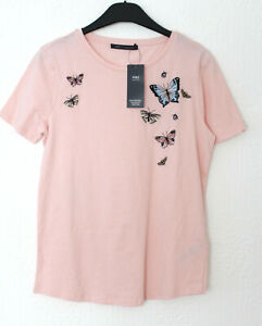 Ladies M&S Collection Size 6 Short Sleeve Top T Shirt 