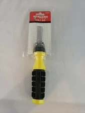 Workwel 6-in-1 CUSHION GRIP Multi-Bit Screwdriver - Yellow - New & Free Shipping