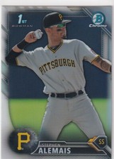 2016 BOWMAN CHROME REFRACTORS 1ST RC STEPHEN ALEMAIS PIRATES FIRST Z122