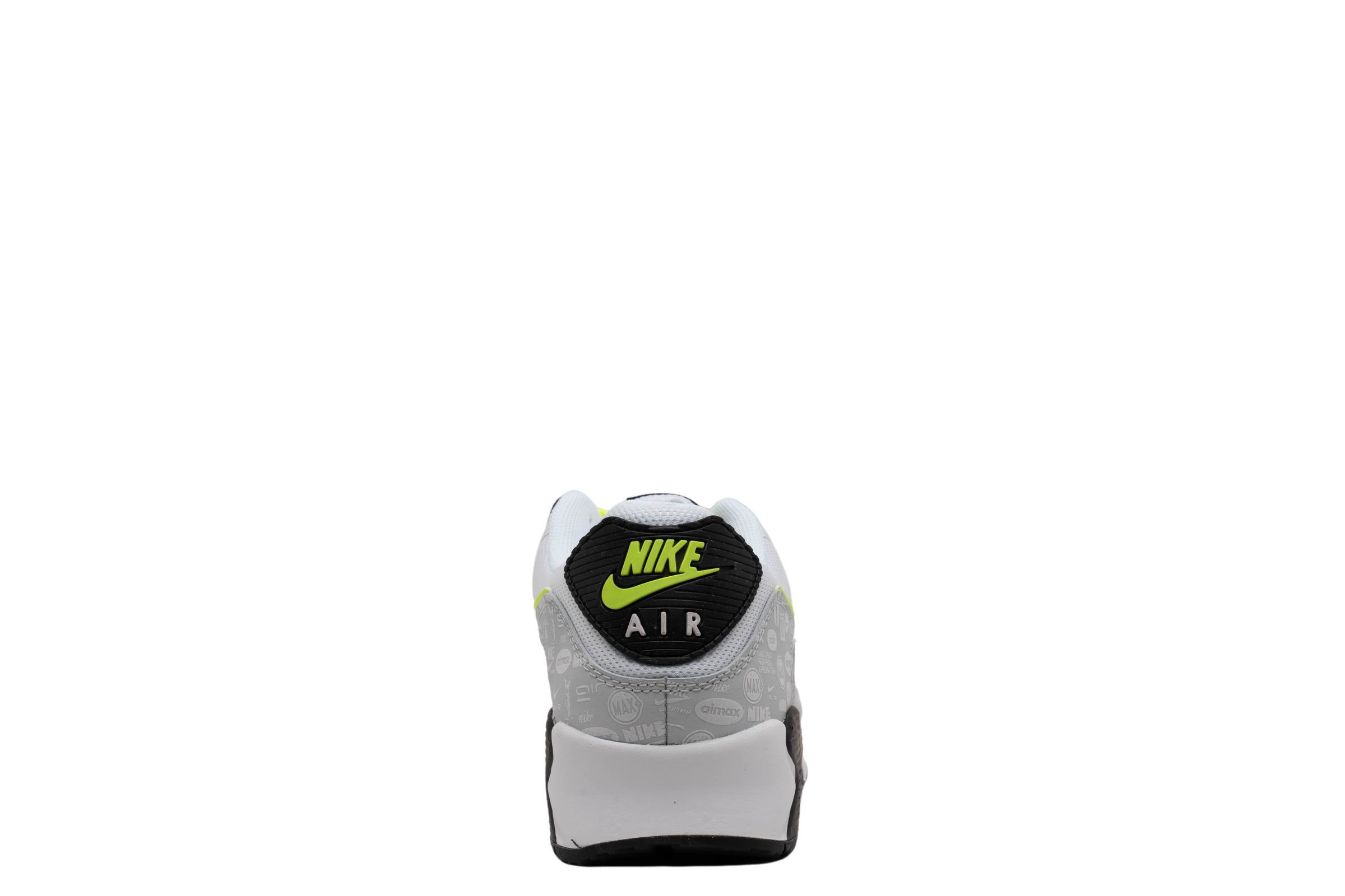 Preços baixos em Nike Air Max 90 Reflective Logo - White Preços baixos em Nike Air Max 90 Reflective Logo - White