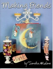 Making Friends Sandra Malone Acrylic Decorative Painting Patterns Craft Book