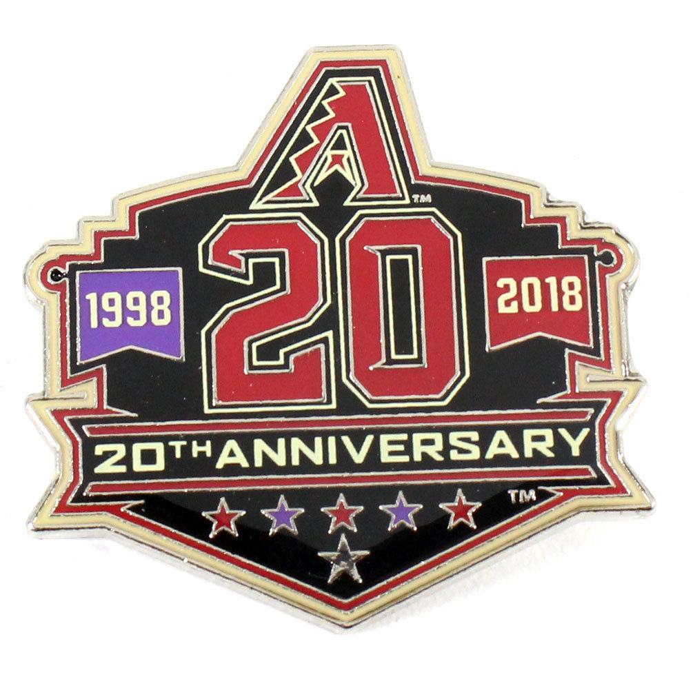 あああ　プラチナ Arizona Diamondbacks 20th Anniversary Pin - Limited Edition 500