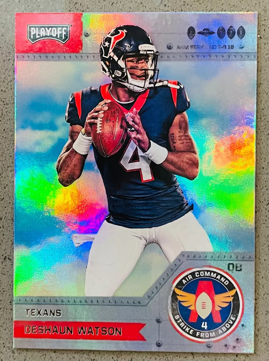 2018 Panini Playoff Football 19 Deshaun Watson Air Command Strike