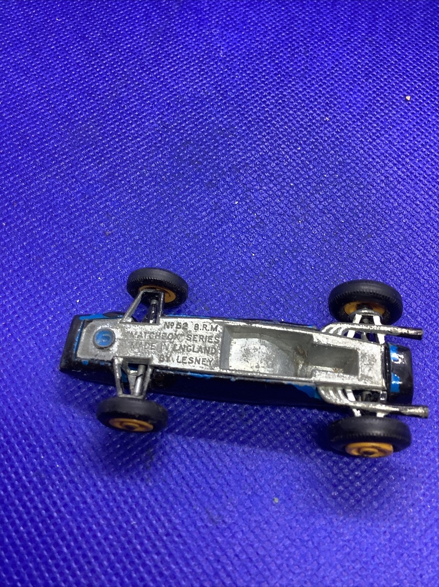 ミニカー MATCHBOX No.52 B.R.M. RACING CAR Matchbox Series No. 52 B.R.M. NO DRIVER BLUE RACING CAR