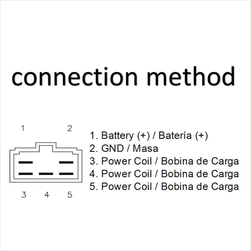 5-pin Regulator for Yamaha R6 FZ6 R600 SX600 SH713AA 1WD-H1960-00 5SL-81960-0 - Image 2 of 4