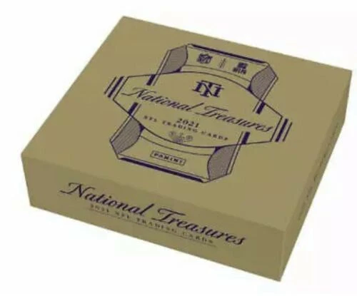 2021 Panini NATIONAL TREASURES Football Hobby Box - IN HAND SHIPS FAST!!