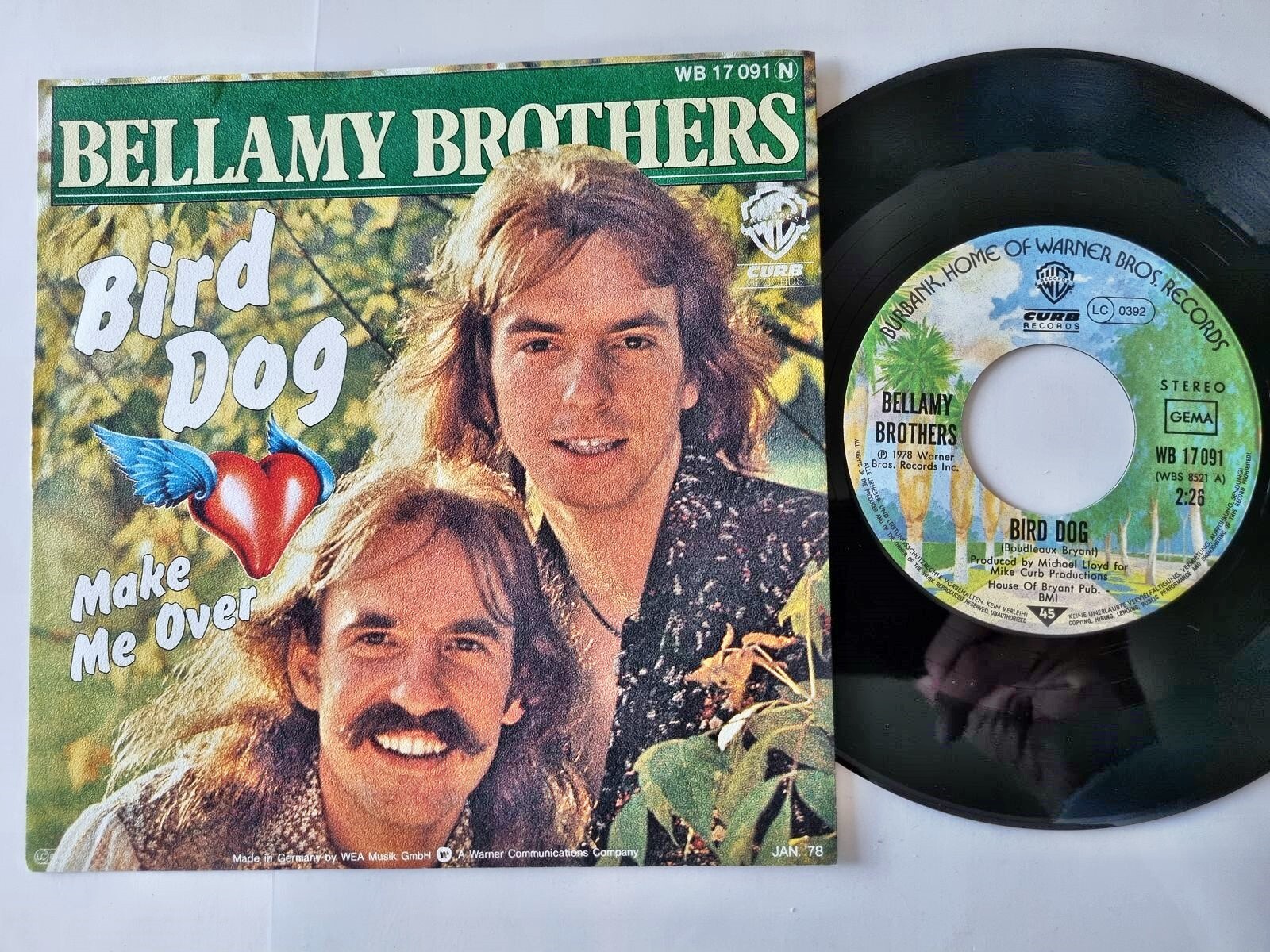 Bellamy Brothers - Bird dog 7'' Vinyl Germany