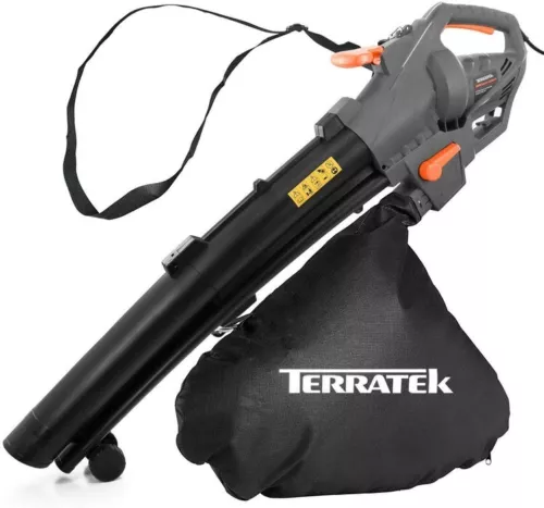 3000W Leaf Blower, Garden Vacuum & Shredder – 35L Bag, 10m Cable