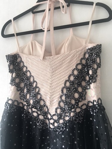 Debut Size 12 Cocktail/Evening/ Bridesmaid/ Party Dress Pink & Black BNWT Dress - Picture 12 of 19