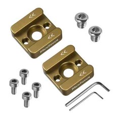 Cold Shoe Mount Adapter 2 Pack Aluminum Hot Shoe for DSLR Camera Cage Camcorder