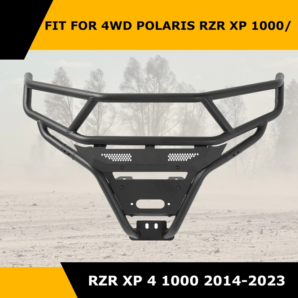 For 4WD Polaris RZR XP 1000/RZR XP 4 1000 2014-2023 Front Brush Guard Bumper - Image 2 of 4