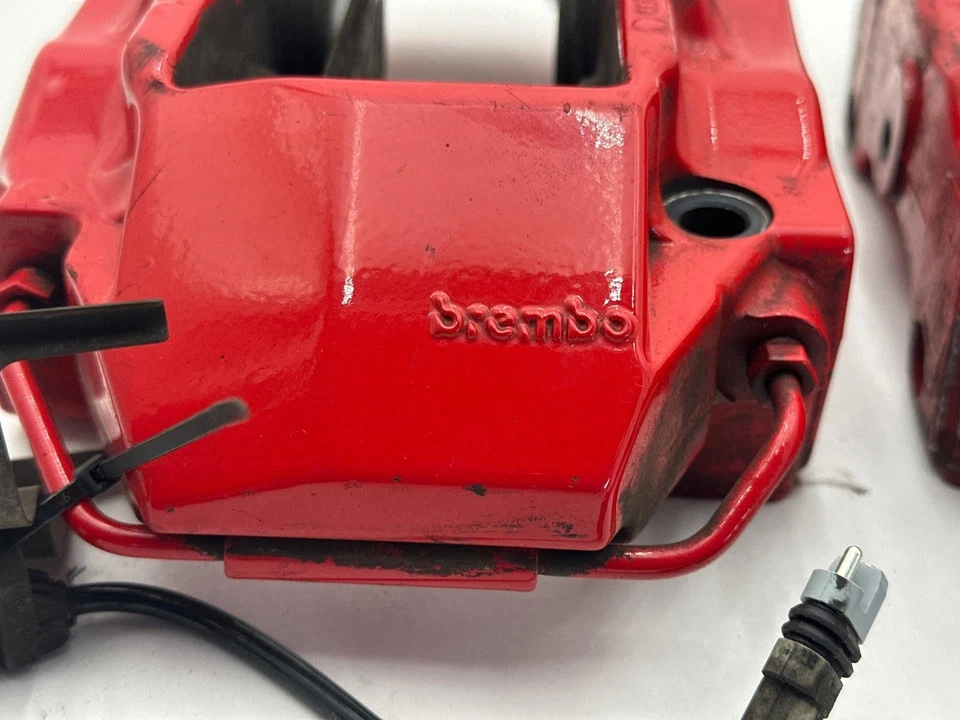 Pinzas Brembo rojas 4 pistones OEM 59399 2002-2012 PORSCHE 911 997 Foto 2 de 4