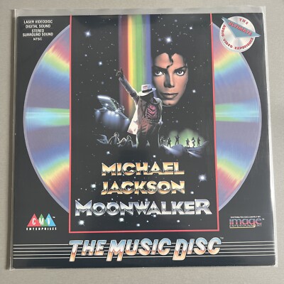 Moonwalker Laserdisc - Michael Jackson - Epic Records