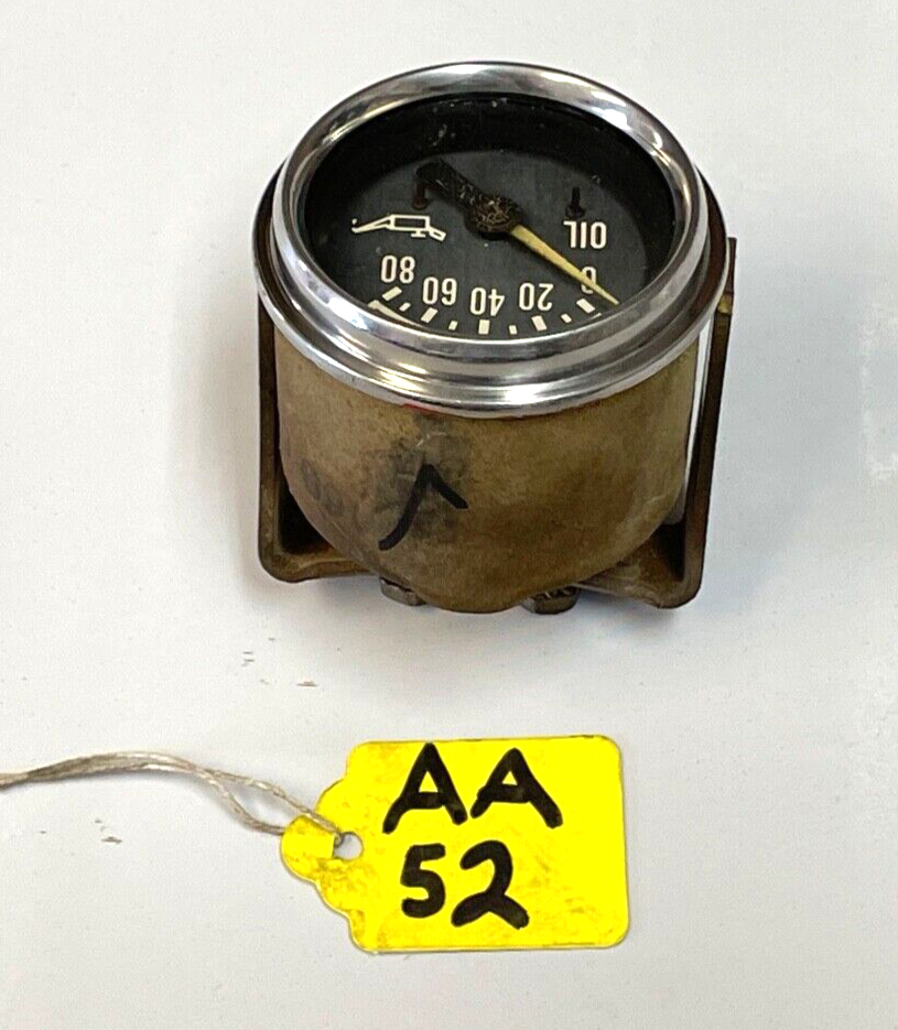 Jeep CJ oil pressure gauge factory Stewart Warner 76 77 CJ5 CJ7 AMC