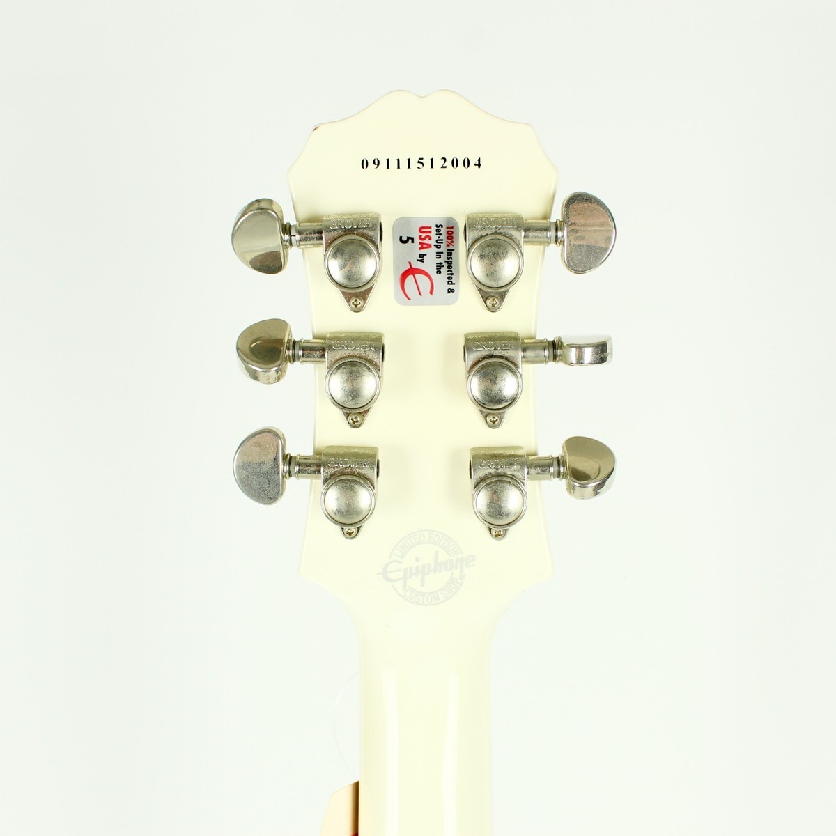 【調整済】epiphone Lespaul Custom pro white Epiphone Les Paul Custom Pro Electric Guitar Alpine White