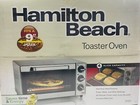NEW Hamilton Beach 4 Slice Toaster Oven - Stainless Steel 31401
