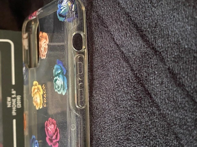 Coach Dreamy Peony Multicolor y Brillo - Funda Transparente iPhone 5.8" Para Apple iP Foto 4 de 4