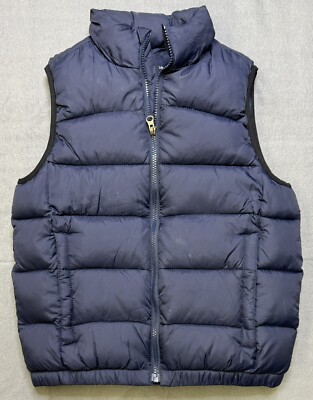 Gap Kids Puffer Vest Boys Navy Blue Size Medium (8-9) | eBay