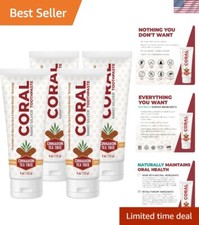 Cinnamon Tea Tree Natural Fluoride-Free Whitening Toothpaste with Nano Silver