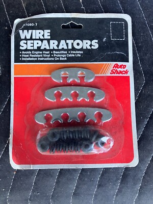 Vintage Auto Shack 4''x 1'' Chrome Custom Wire Dividers #47080-7 Fit's 4-3-2 Wires