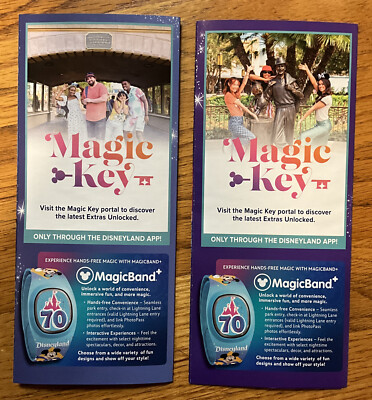 Disneyland DCA Park Guidemap Map 2025 70th Anniversary Celebration