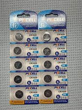 10 X CR1620  1620  Lithium 3v Battery USA Free SHIP FRESH EXP 12 / 2030