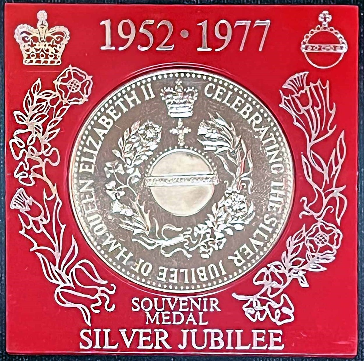 1977 SILVER GREAT BRITAIN PROOF CROWN QUEEN ELIZABETH II