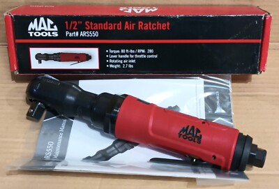 Mac Tools (ARS550) 1/2'' Standard Druckluft-Ratsche (280 U/min) - NEU 