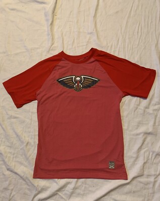 New Orleans Pelicans T Shirt Men's Medium NBA Ultra Game Red Short Sleeve