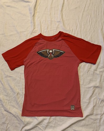 New Orleans Pelicans T Shirt Men's Medium NBA Ultra Game Red Short Sleeve - 第 1/6 張圖片