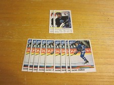 Lucien DeBlois Lot of 11 Sticker Trading Cards NHL Hockey Maple Leafs, Nordiques