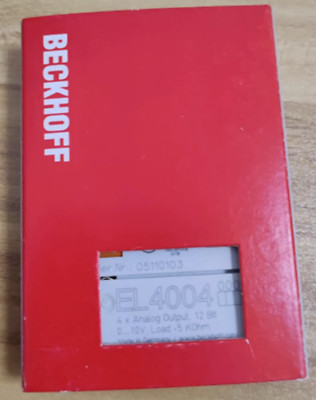 1PC New BECKHOFF EL4004 EL 4004 EtherCAT Terminal 4-channel Analog Output Module