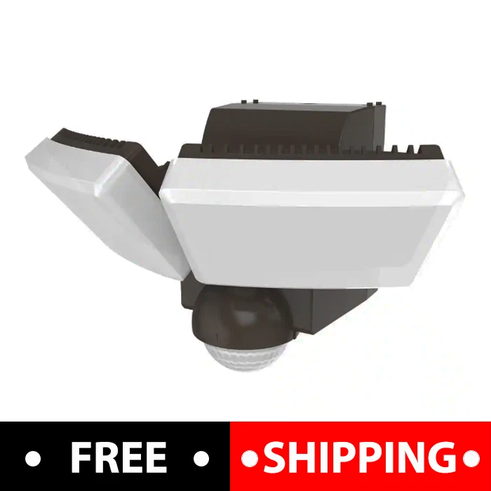 Bronze flood light sale with motion sensor