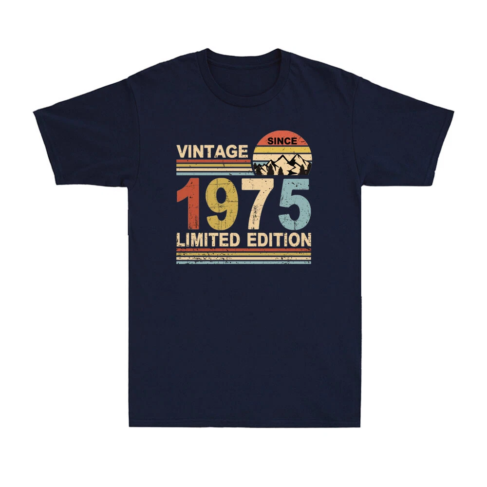 Vintage 1975 50th Birthday Limited Edition Men's Short Sleeve T-Shirt